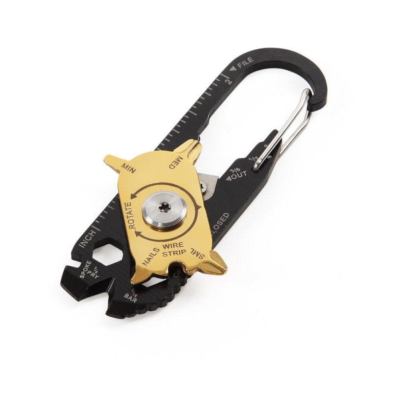 20-in-1 Multifunctional Wrench Tool Kit – Portable EDC Pocket Tool with Screwdriver, Bottle Opener & Keychain