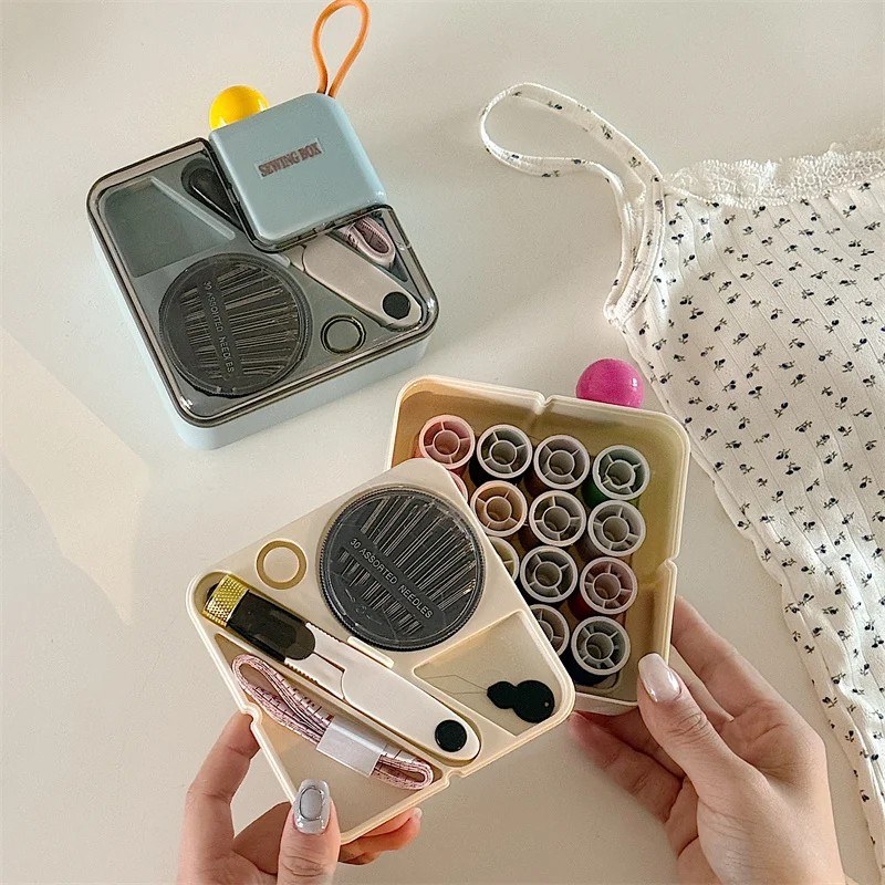 Multi-Functional Portable Household Sewing Box | Compact Sewing Kit