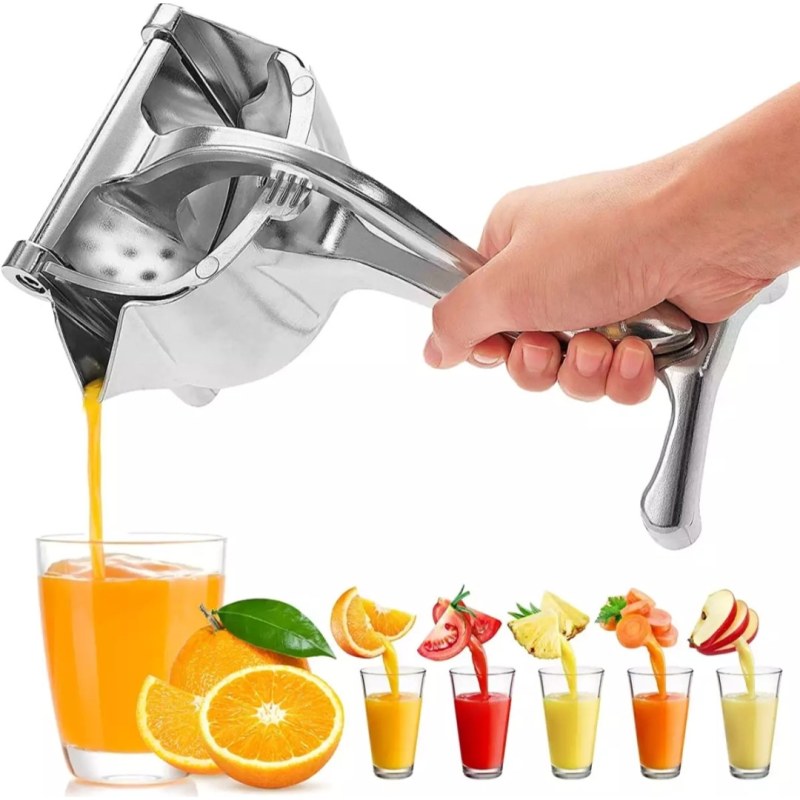 Aluminum Manual Citrus Juicer – Handheld Orange & Lemon Juice Press Squeezer Fruit Extractor