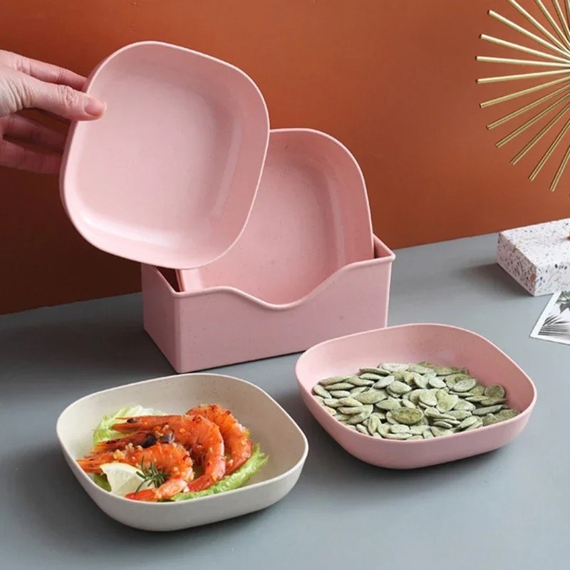10-Piece Square Food Serving Bowl Set – Multipurpose Salad, Snack & Dessert Serving Bowls