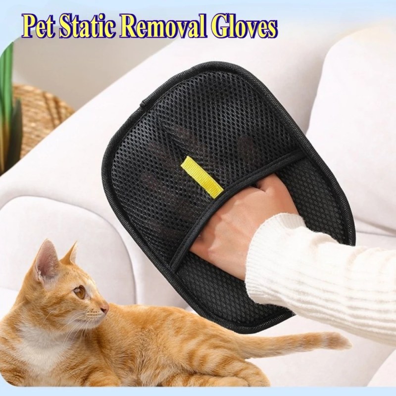 Magic Carpet Cleaning Gloves – Pet Hair Removal Brush for Cats & Dogs