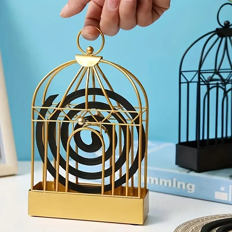 Portable Hanging Metal Mosquito Coil Holder – Hanging Mosquito Coil Stand for Home & Outdoor Use