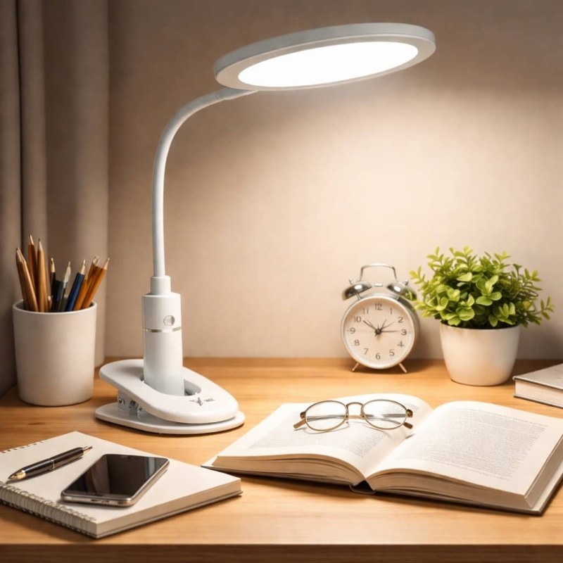 YG-8012H Folding Desk Lamp – USB Rechargeable LED Touch Control Dimmable Night Light