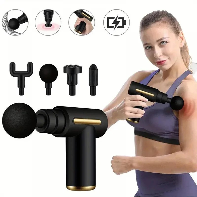 Electric Vibration Massage Gun | Portable Muscle Relaxation & Body Massager